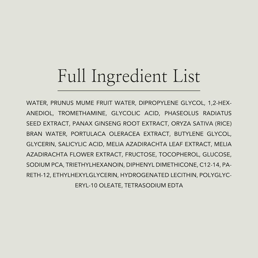 Green Plum Refreshing Toner : AHA + BHA 150ml