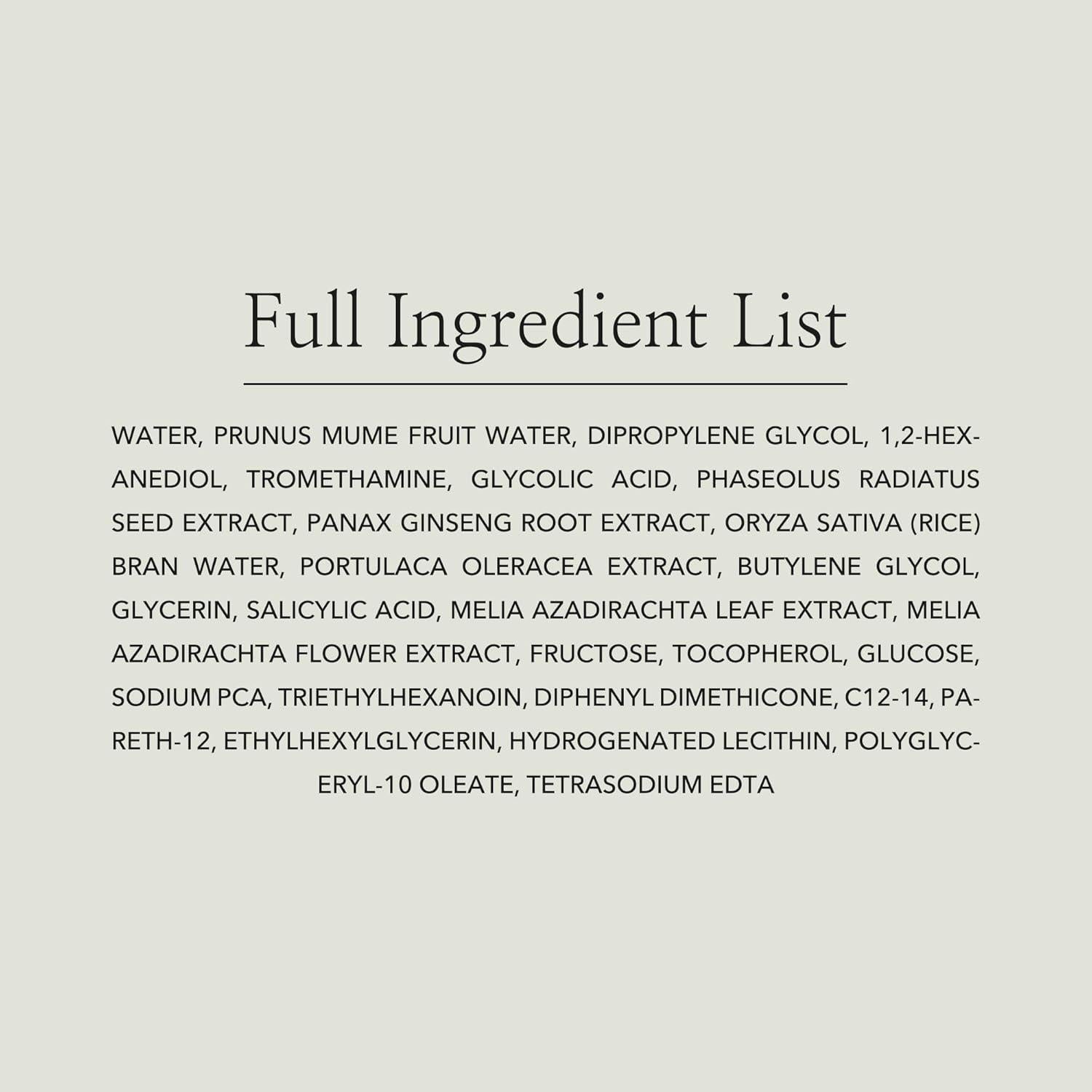 Green Plum Refreshing Toner : AHA + BHA 150ml