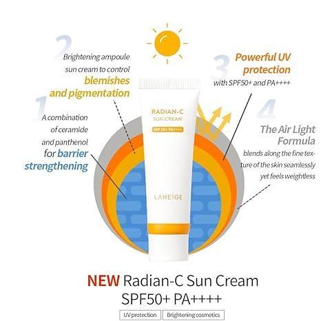 RADIAN-C SUNCREAM SPF50+