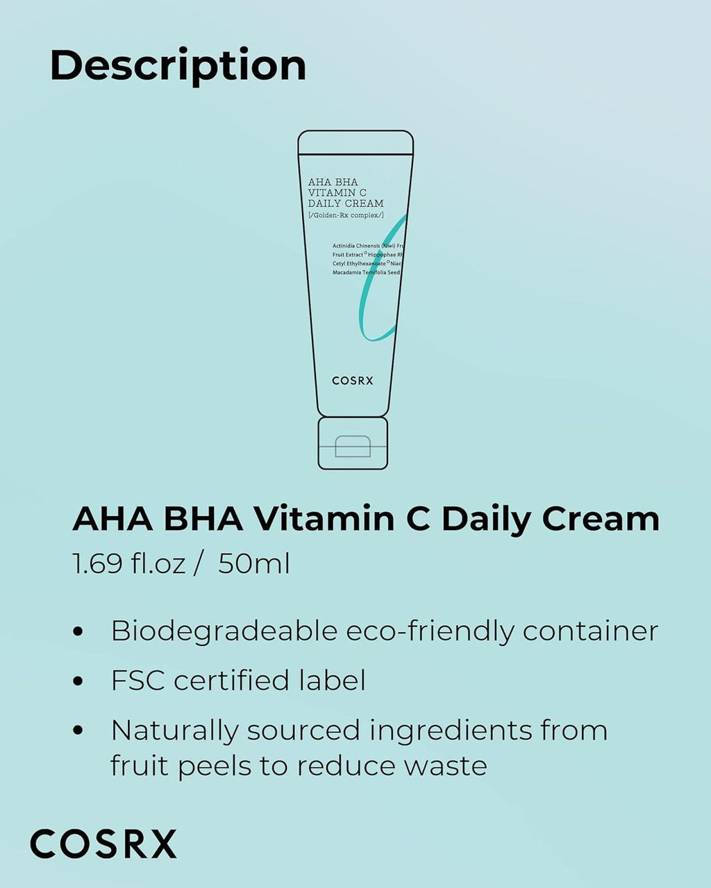 Refresh AHA BHA Vitamin C Daily Cream 50ml